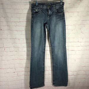 Common Genes Medium Wash Blue Denim Jeans - Size 6